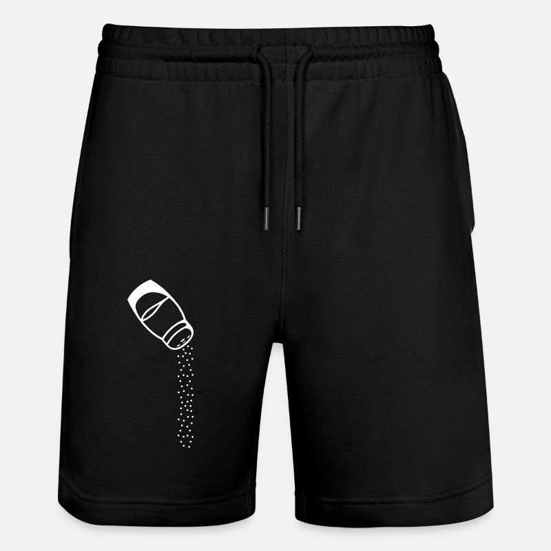 Design pluie de salière - Short de jogging bio TRAINER Stanley/Stella unisexe - noir