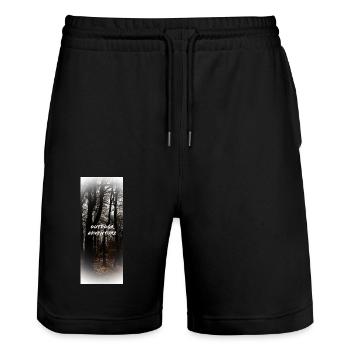 Outdoor Adventure - Stanley/Stella Unisex Bio Joggingshorts Trainer  - Schwarz - Vorne - Nik (191cm) & Marisol (170cm)