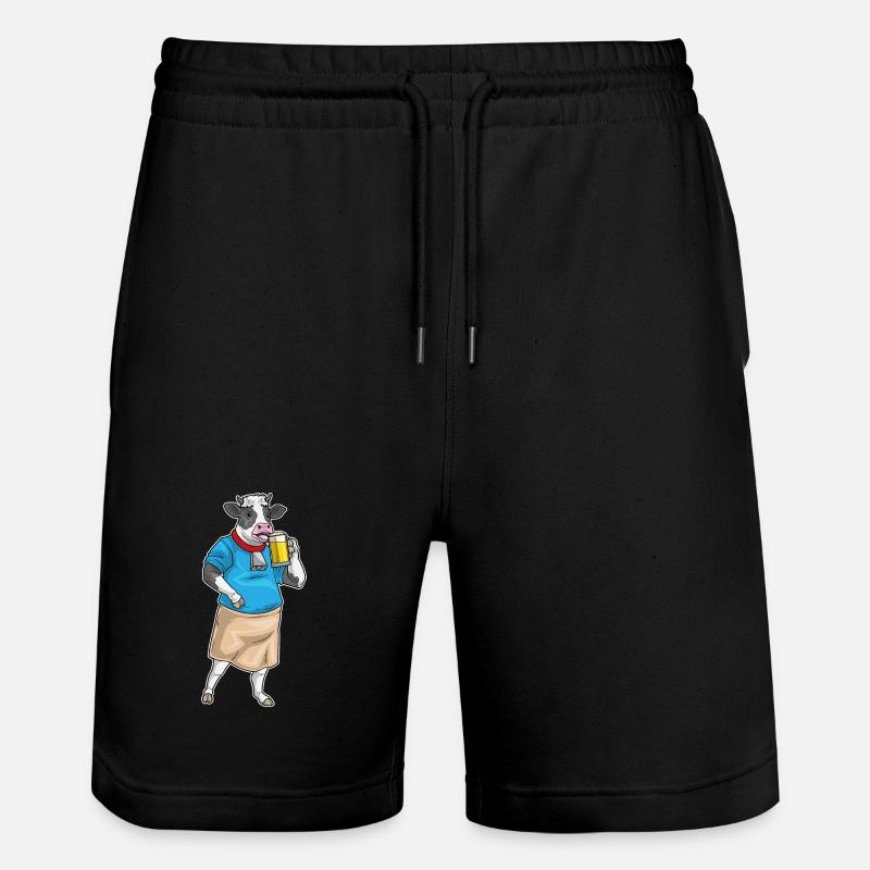 Bière de vache - Short de jogging bio TRAINER Stanley/Stella unisexe - noir