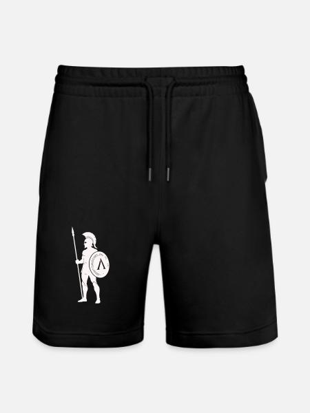 Guerrier Spartiate avec Bouclier - Short de jogging bio TRAINER Stanley/Stella unisexe - noir