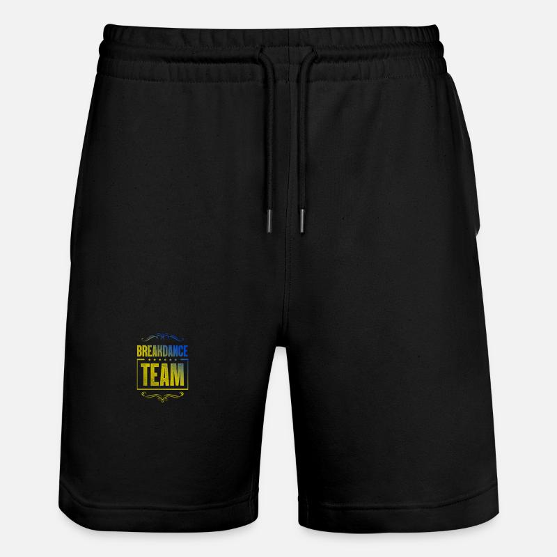 Breakdance Crew - Stanley/Stella Unisex Bio Joggingshorts Trainer  - Schwarz
