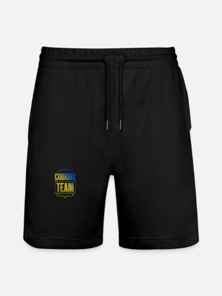 Cooking Crew - Stanley/Stella Unisex Bio Joggingshorts Trainer  - Schwarz