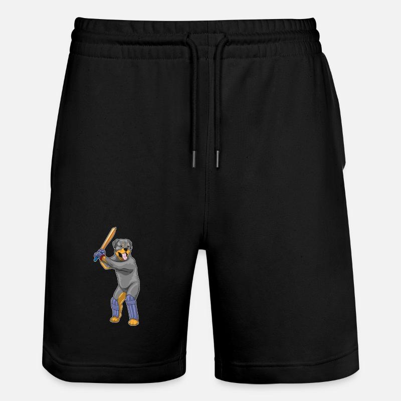 Battes de cricket Rottweiler - Short de jogging bio TRAINER Stanley/Stella unisexe - noir