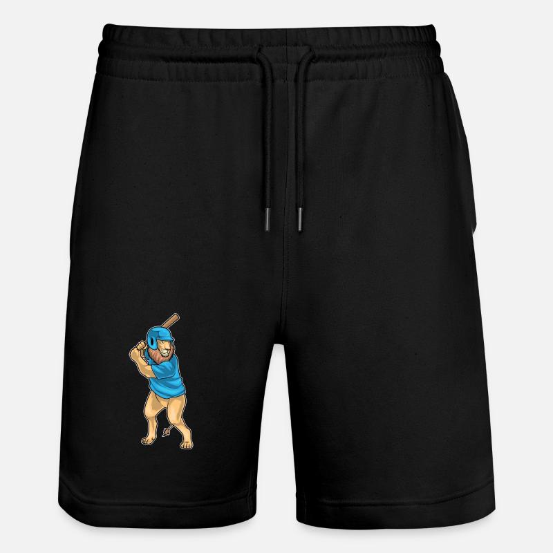 Lion Baseball Batte de Baseball - Short de jogging bio TRAINER Stanley/Stella unisexe - noir