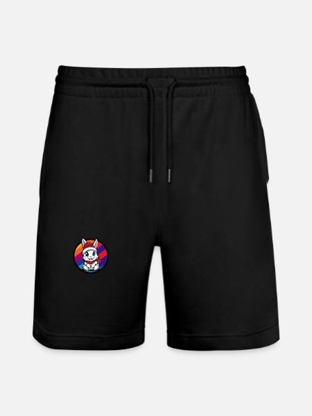 Lapin Noël Noël - Short de jogging bio TRAINER Stanley/Stella unisexe - noir