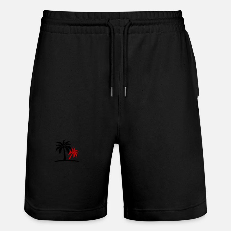 Île Palm - Short de jogging bio TRAINER Stanley/Stella unisexe - noir