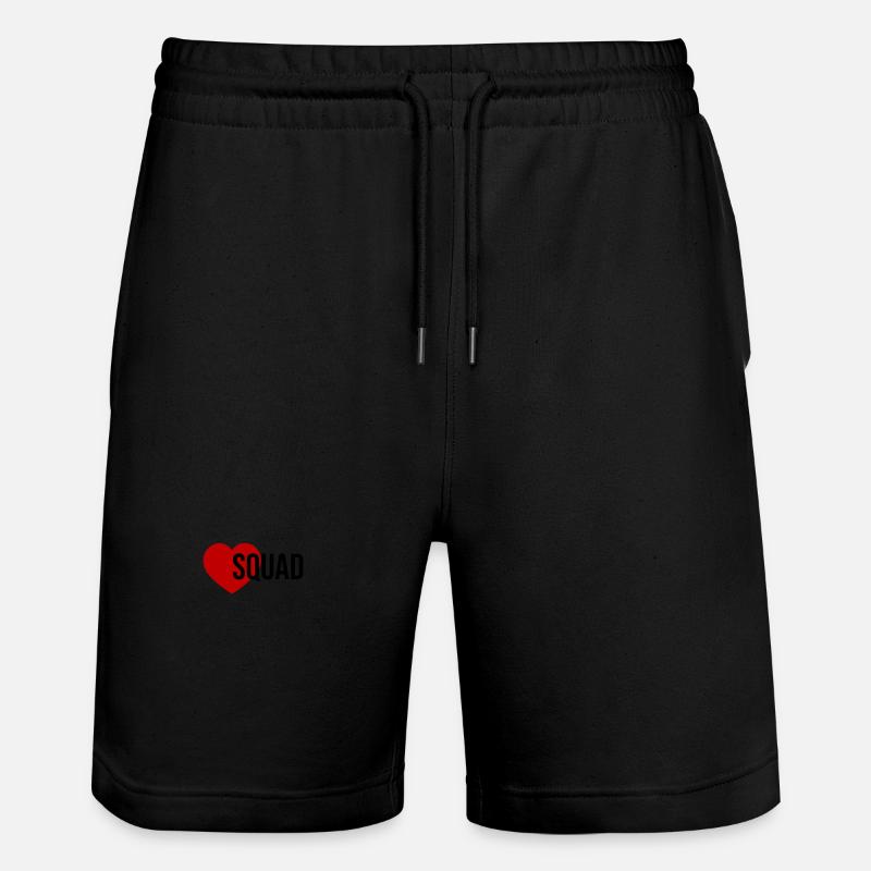 Cœur d’escouade - Short de jogging bio TRAINER Stanley/Stella unisexe - noir