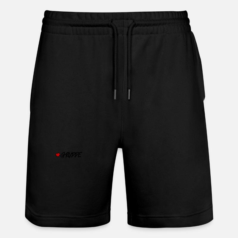 Gruppe Herz - Stanley/Stella Unisex Bio Joggingshorts Trainer  - Schwarz