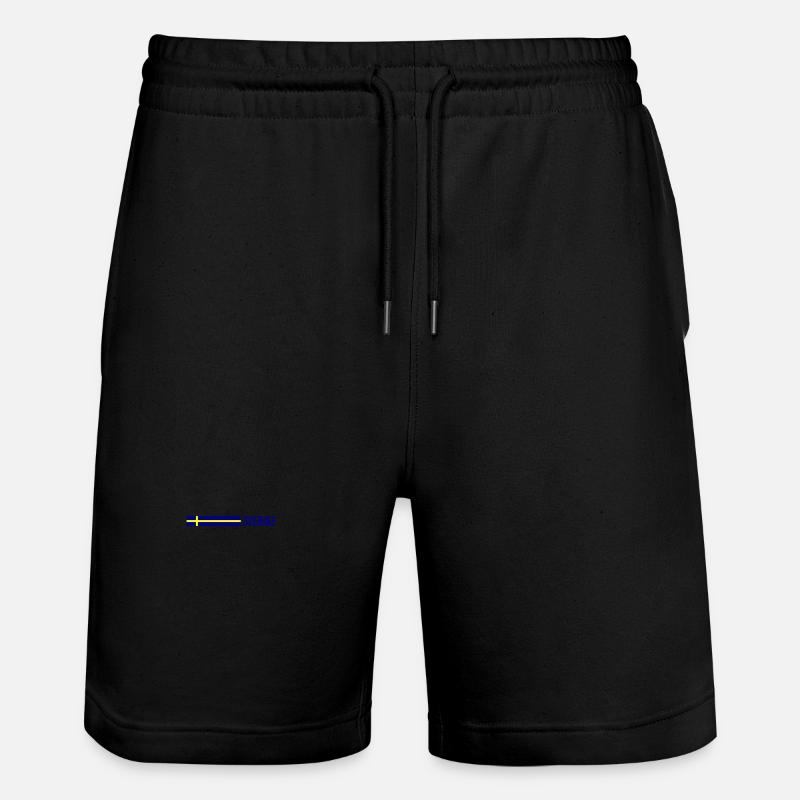 Équipe de la Suède - Short de jogging bio TRAINER Stanley/Stella unisexe - noir