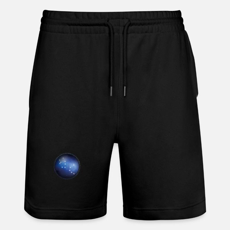Signe du zodiaque Vierge Univers - Short de jogging bio TRAINER Stanley/Stella unisexe - noir