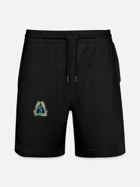 e 201 s - Stanley/Stella Unisex Bio Joggingshorts Trainer  - Schwarz