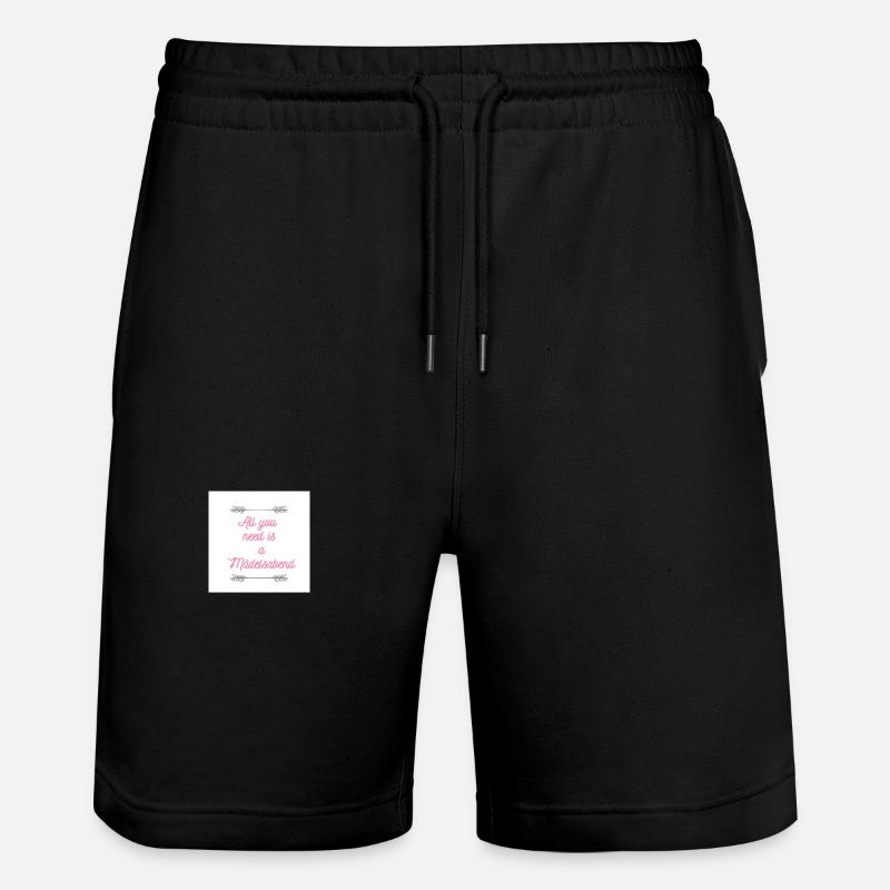 Mädelsabend - Stanley/Stella Unisex Bio Joggingshorts Trainer  - Schwarz