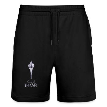 Child of Hecate – Percy Jackson inspired design - Stanley/Stella Trainer Unisex Organic Jogging Shorts - black - Front - Nik (191cm) & Marisol (170cm)