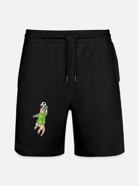 Otter Soccer Player Soccer - Stanley/Stella Trainer Unisex Organic Jogging Shorts - black