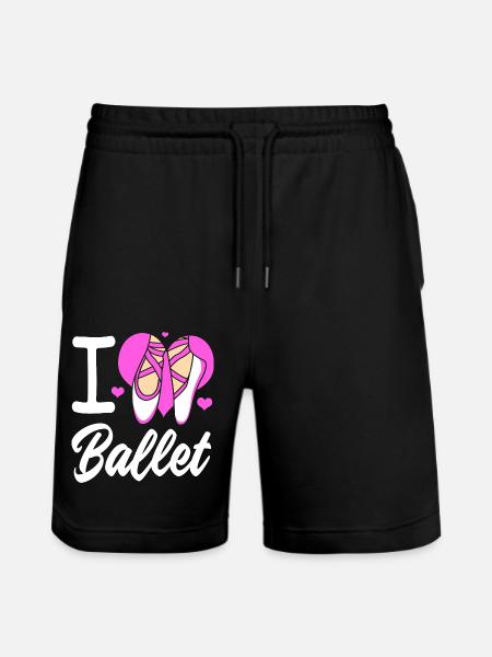 Ballet Ballet Dancer - Stanley/Stella Trainer Unisex Organic Jogging Shorts - black