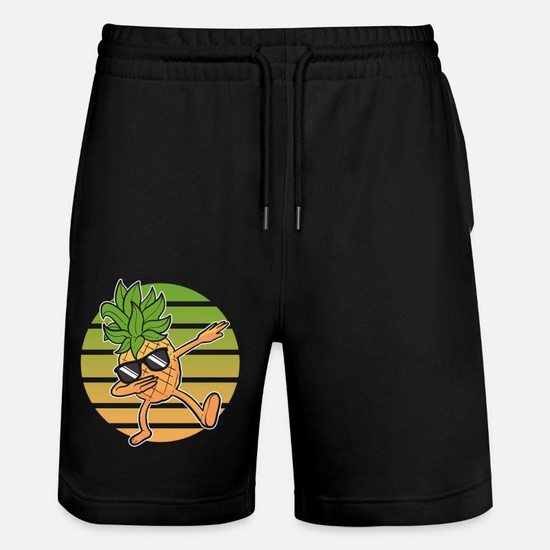 Ananas - Short de jogging bio TRAINER Stanley/Stella unisexe - noir