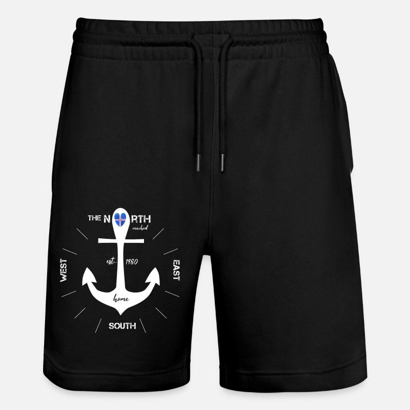 Vacances Anchor Iceland - Short de jogging bio TRAINER Stanley/Stella unisexe - noir