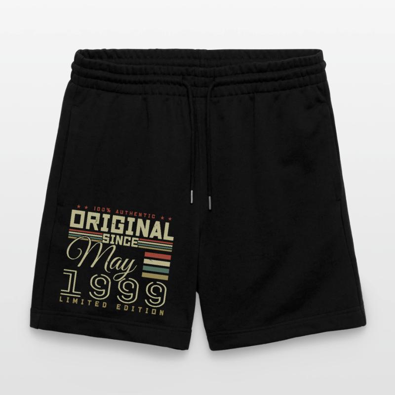 Gift Anniversaire Mai 1999, Gift May 1999 Stanley/Stella Unisex Bio Joggingshorts Trainer 