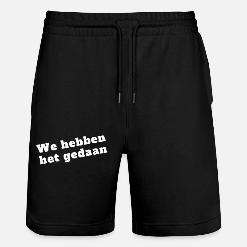 On l’a fait - Short de jogging bio TRAINER Stanley/Stella unisexe - noir