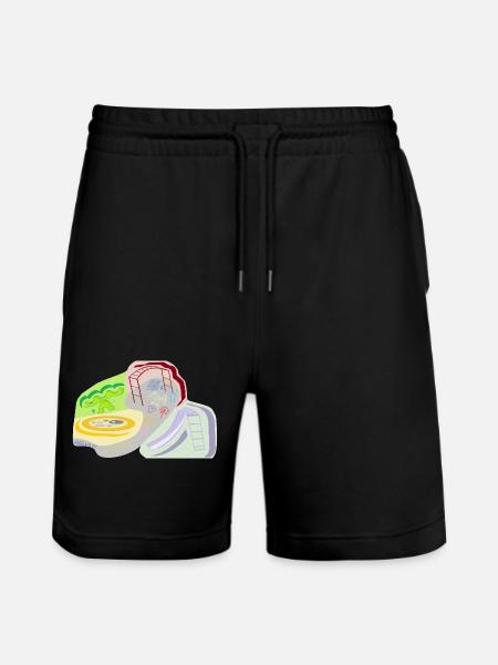 Playground of my mind - Stanley/Stella Trainer Unisex Organic Jogging Shorts - black