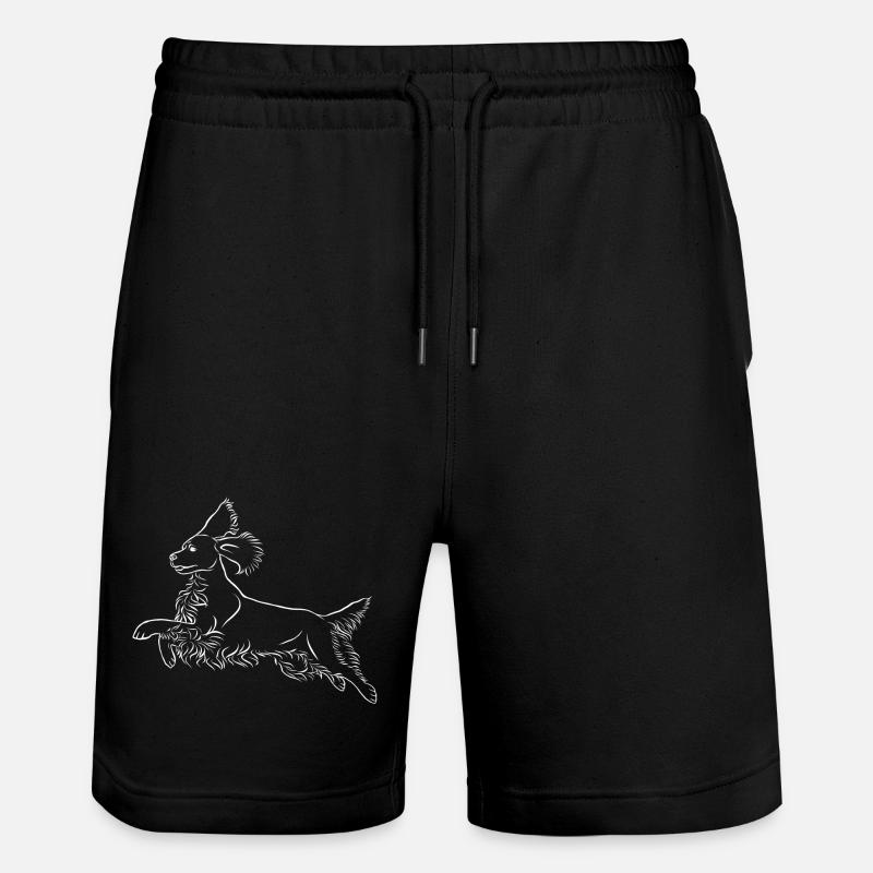 Springer Spaniel - Short de jogging bio TRAINER Stanley/Stella unisexe - noir