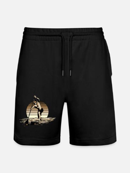 Standup Paddle - SUP - Short de jogging bio TRAINER Stanley/Stella unisexe - noir