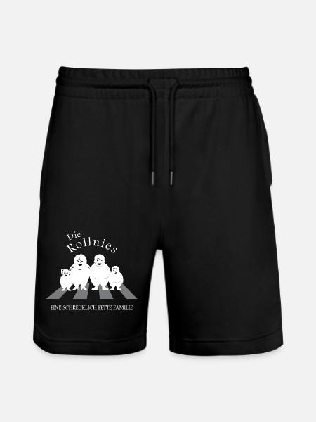 Die Rollnies - Stanley/Stella Unisex Bio Joggingshorts Trainer  - Schwarz