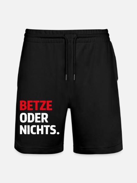 Betze oder nichts – Kaiserslautern Statement Shirt - Stanley/Stella Unisex Bio Joggingshorts Trainer  - Schwarz