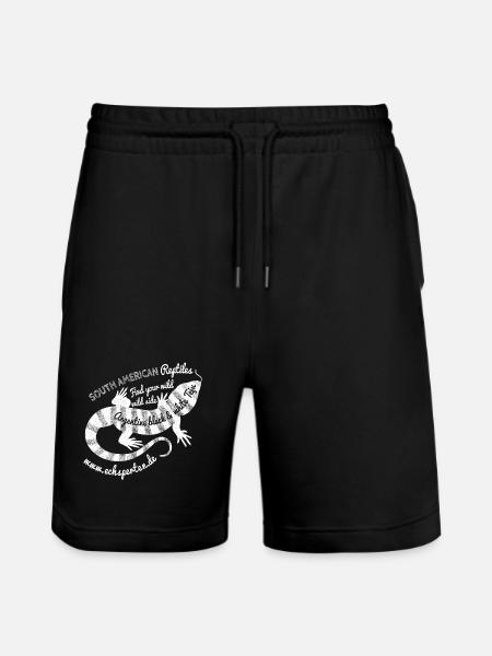 South American lizard - Stanley/Stella Trainer Unisex Organic Jogging Shorts - black