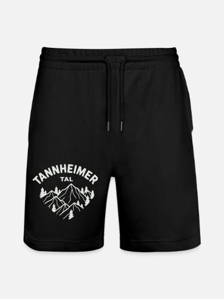 Tannheimer Tal Berglandschaft - Stanley/Stella Unisex Bio Joggingshorts Trainer  - Schwarz