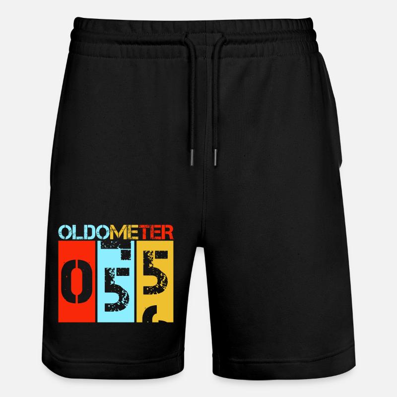 Cinquante-cinquième anniversaire d’Oldometer 55 - Short de jogging bio TRAINER Stanley/Stella unisexe - noir
