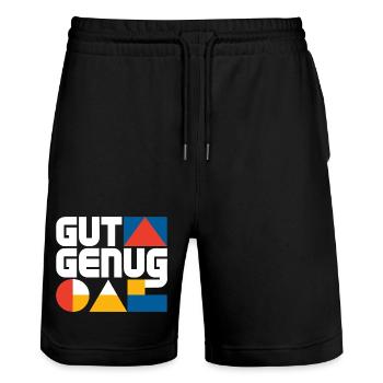 Gut Genug Selbstliebe Ich Bin Gut Genug Selbstwert - Stanley/Stella Unisex Bio Joggingshorts Trainer  - Schwarz - Vorne - Nik (191cm) & Marisol (170cm)