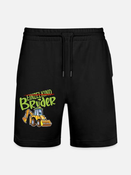 Brother Only Child - Stanley/Stella Trainer Unisex Organic Jogging Shorts - black