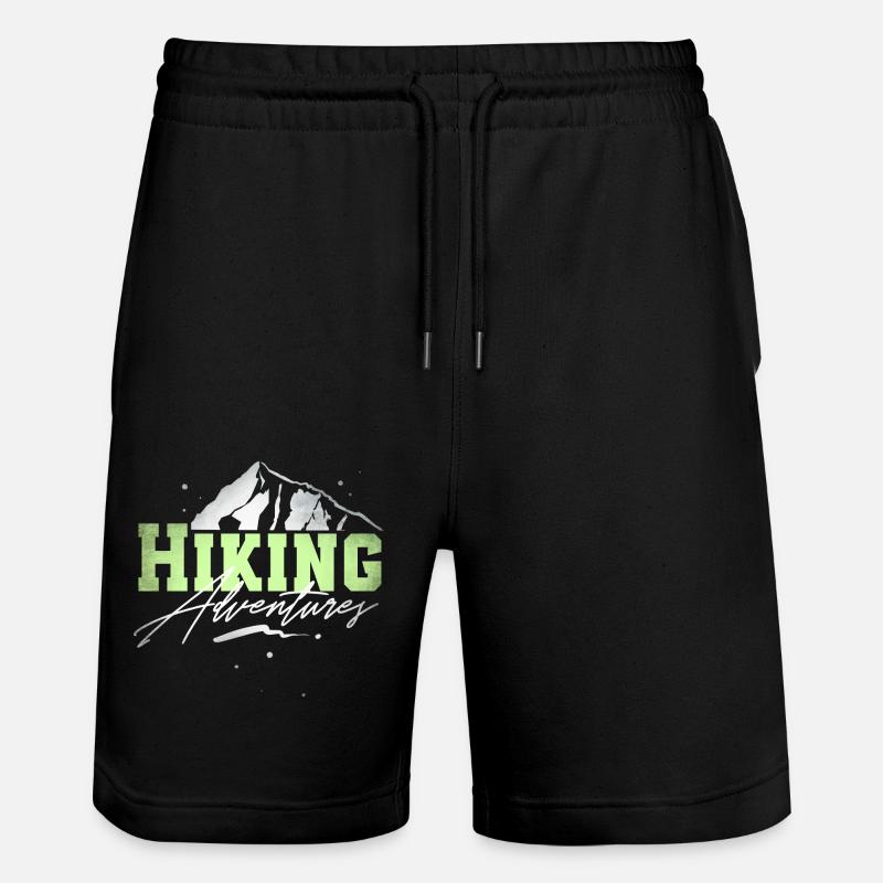Wandern Hiking Adventures - Short de jogging bio TRAINER Stanley/Stella unisexe - noir