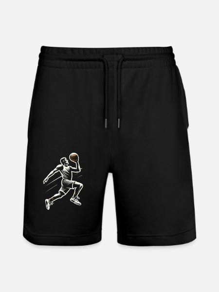Dynamic Basketball Player - Stanley/Stella Trainer Unisex Organic Jogging Shorts - black