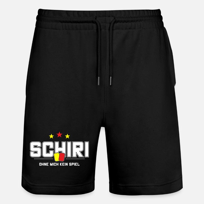 Schiri - Stanley/Stella Unisex Bio Joggingshorts Trainer  - Schwarz