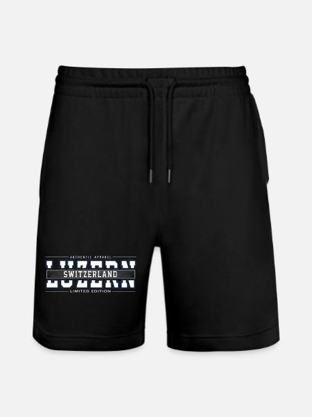 Lucerne - Stanley/Stella Trainer Unisex Organic Jogging Shorts - black