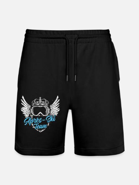 APRrès Ski Team - Stanley/Stella Trainer Unisex Organic Jogging Shorts - black