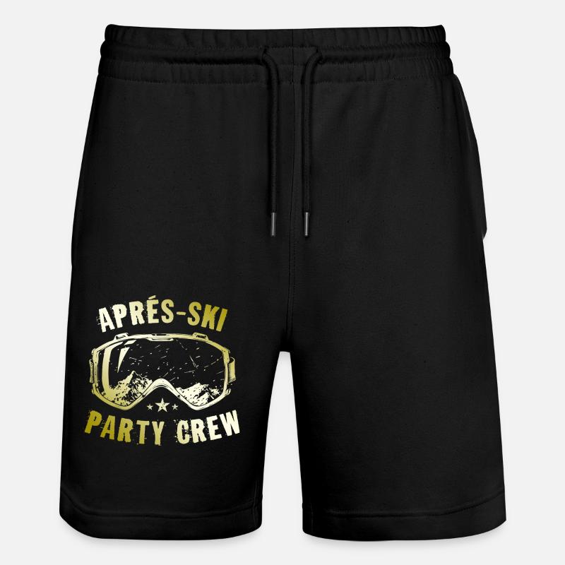 Après-ski Party Crew Dire - Short de jogging bio TRAINER Stanley/Stella unisexe - noir
