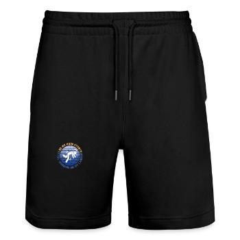 I Do My Own Stunts Still Working On My Landing - Stanley/Stella Trainer Unisex Organic Jogging Shorts - black - Front - Nik (191cm) & Marisol (170cm)