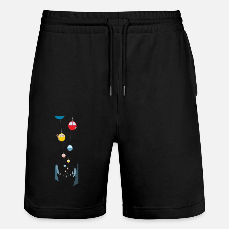 Gondoles dans la brume - Short de jogging bio TRAINER Stanley/Stella unisexe - noir