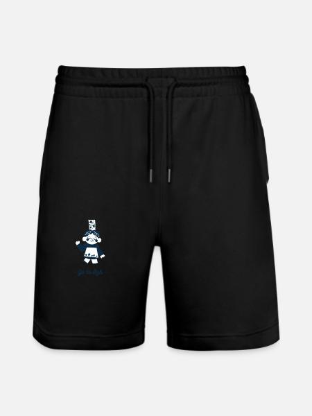Bigoudène Joyeuse - Short de jogging bio TRAINER Stanley/Stella unisexe - noir