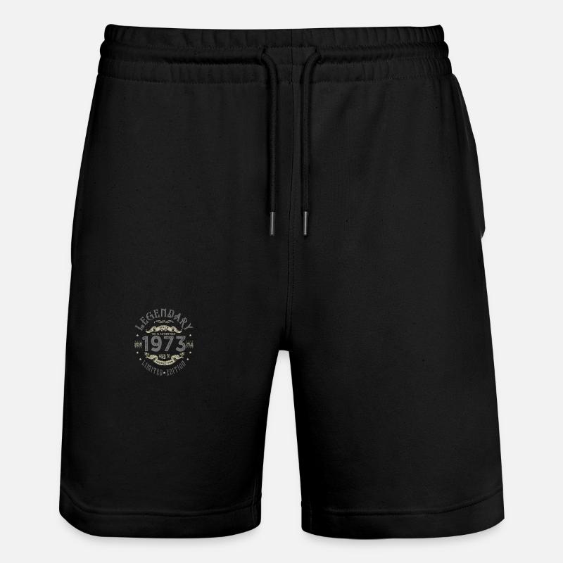 1973 Anniversaire legendary since 1973 - Short de jogging bio TRAINER Stanley/Stella unisexe - noir