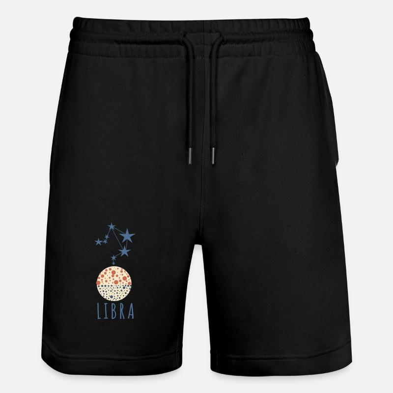 La constellation de la Balance - Short de jogging bio TRAINER Stanley/Stella unisexe - noir