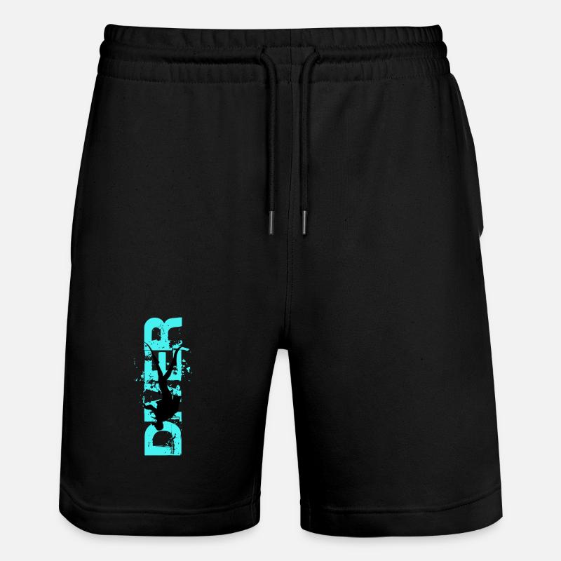 Plongeur - Short de jogging bio TRAINER Stanley/Stella unisexe - noir