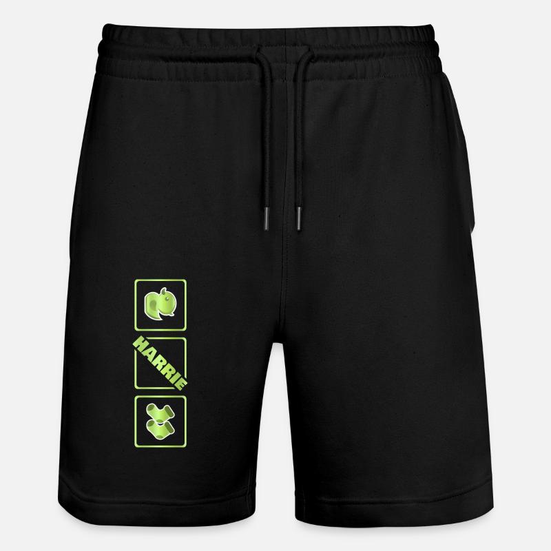 Harrie - Stanley/Stella Unisex Bio Joggingshorts Trainer  - Schwarz