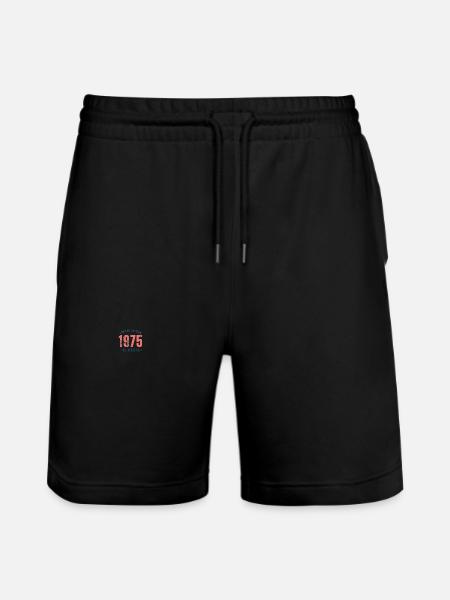 Limited Edition 1975 - Stanley/Stella Trainer Unisex Organic Jogging Shorts - black