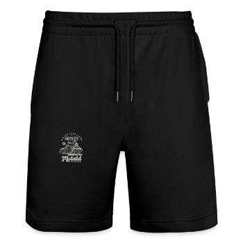 Motard le meilleur graphiqte cadeau cool - Short de jogging bio TRAINER Stanley/Stella unisexe - noir - Devant - Nik (191cm) & Marisol (170cm)