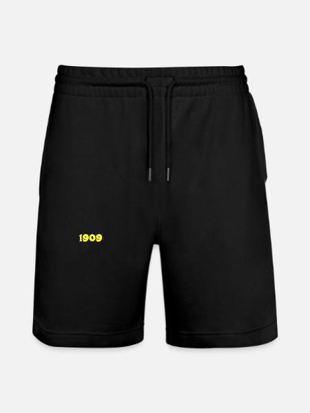 1909 - Stanley/Stella Trainer Unisex Organic Jogging Shorts - black