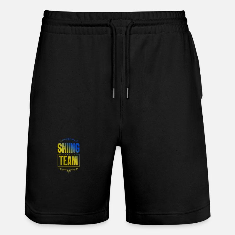 Skiing Crew - Stanley/Stella Unisex Bio Joggingshorts Trainer  - Schwarz